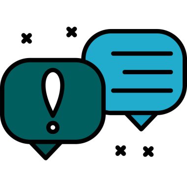 metin iletisi vektör illüstrasyon tasarımı ile konuşma balonu