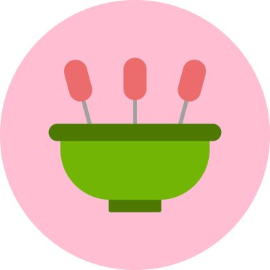 pot simgesi, vektör çizimi