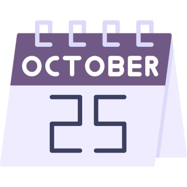 Tarih tasarımlı takvim simgesi