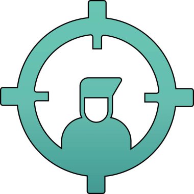 Takım elbiseli bir adamın vektör çizimi