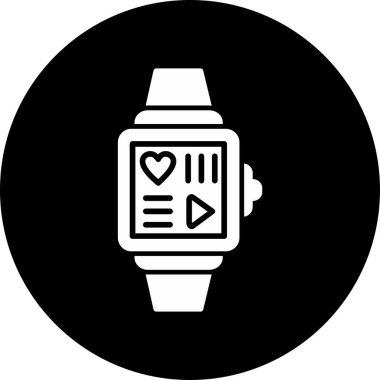 vektör smartwatch ağ simgesi