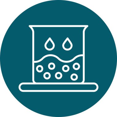 Su damlası. Web simgesi