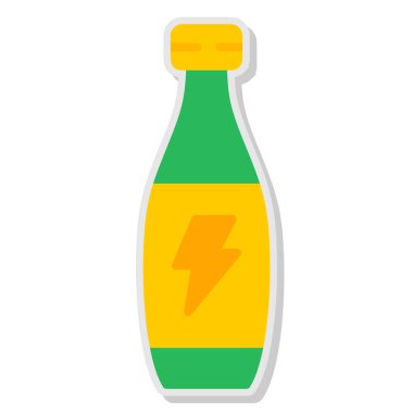 Bira şişesi simgesi, isometrik stil