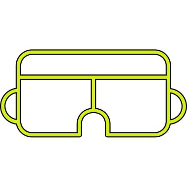 Yazı alanı olan yeşil boş afiş. vektör illüstrasyonu