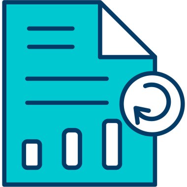 Belge. Web simgesi vektör illüstrasyonu