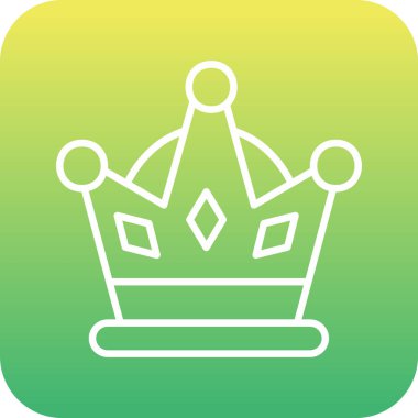 Bir tacın vektör illüstrasyonu