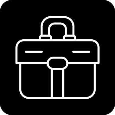 çanta çanta simgesi ana hat biçiminde