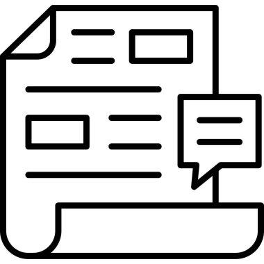 belge simgesi, vektör çizimi