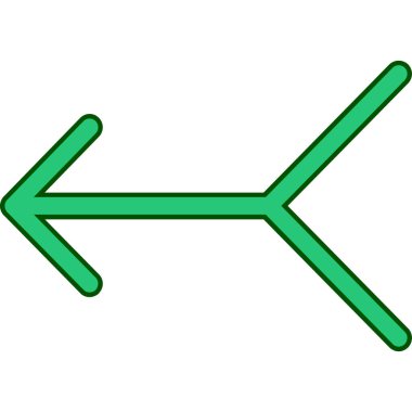 Ok simgesi. vektör illüstrasyonu