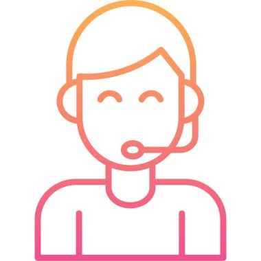 avatar. Web simgesi basit illüstrasyon