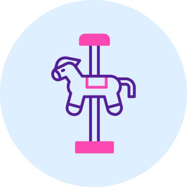 At simgesinin vektör illüstrasyonu