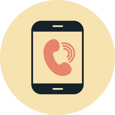 Akıllı telefon. Web simgesi basit tasarım