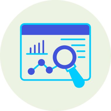 seo modern simgesinin vektör illüstrasyonu