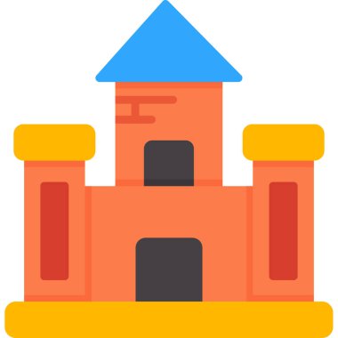 kale ikonu vektör illüstrasyonu