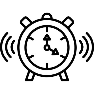 Alarm saati simgesi, özet biçimi