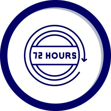 27 saat 7 dairesel simge sembolü