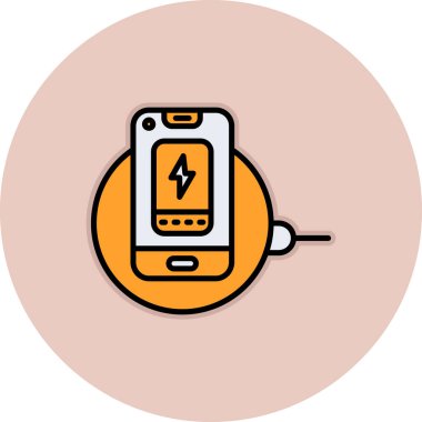 Modern bir simgenin vektör illüstrasyonu