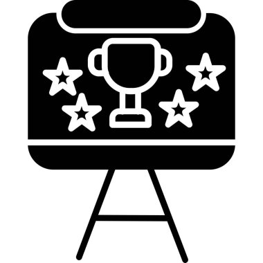 Beyaz arka planda izole edilmiş modaya uygun düz tasarım ikonu. Kazanan ağ sembolü. Tasarım, logo çizimi. vektör 10.