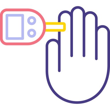 Tek bir izole simgenin vektör illüstrasyonu