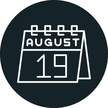 Takvim simgesi tasarımı, vektör illüstrasyonu