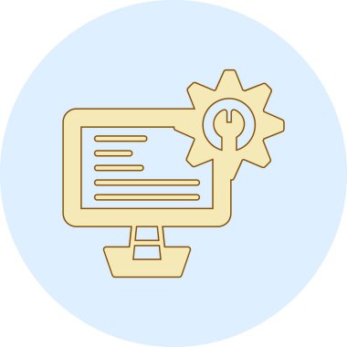 seo modern simgesinin vektör illüstrasyonu