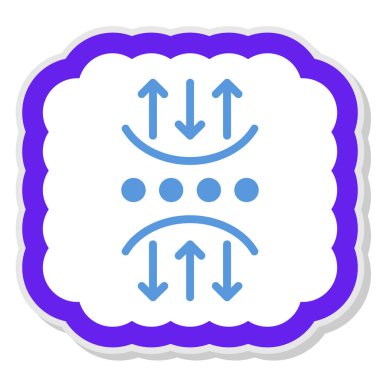 Oklar. Web simgesi basit illüstrasyon