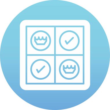 taç simgesi vektör illüstrasyonu