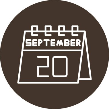 Ağustos 'un 20' si bir günlük takvimde.