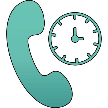 çağrı simgesi, vektör illüstrasyonu