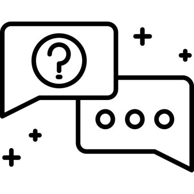 Soru işareti vektör illüstrasyonu