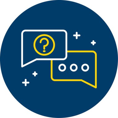 Konuşma baloncukları ikon vektör çizimi