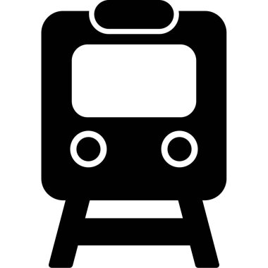 tren simgesi vektör illüstrasyonu