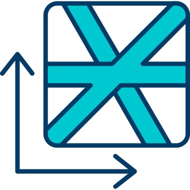 bayrak ikonu vektör illüstrasyonu