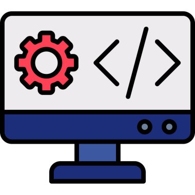 Kodlama geliştirme programlama simgesi