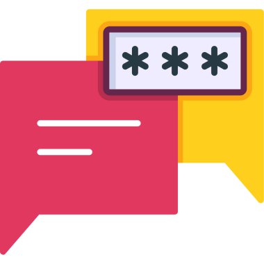 Şifre. Web simgesi basit tasarım