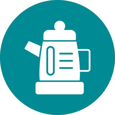 Kettle vektör simgesi modern basit illüstrasyon
