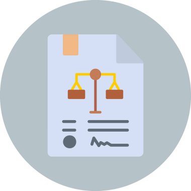 Vektör belgesi Simge illüstrasyonu