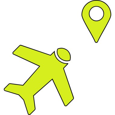 gps konum haritası simgesi