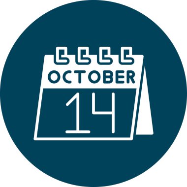 Takvim simgesinin vektör illüstrasyonu