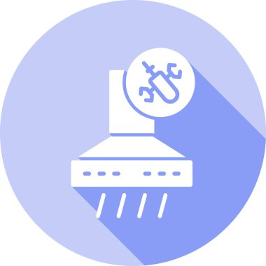 Bir rüzgar simgesinin vektör illüstrasyonu