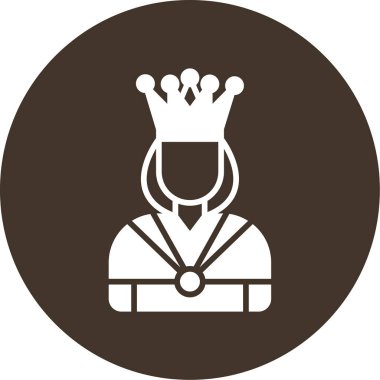 Taç simgesi, vektör illüstrasyonu