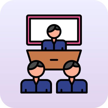 İş adamlarının vektör illüstrasyonu