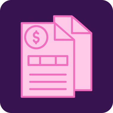 Dolar simgesi vektör illüstrasyonu