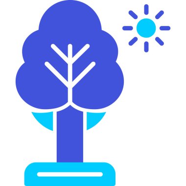 Bitki. Web simgesi basit illüstrasyon