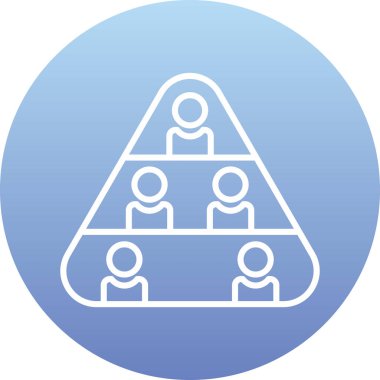 Bir insan simgesinin vektör illüstrasyonu