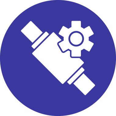 Teçhizat Web simgesi basit illüstrasyon