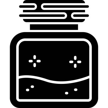 şişe içecek ikonu ana hatlarıyla