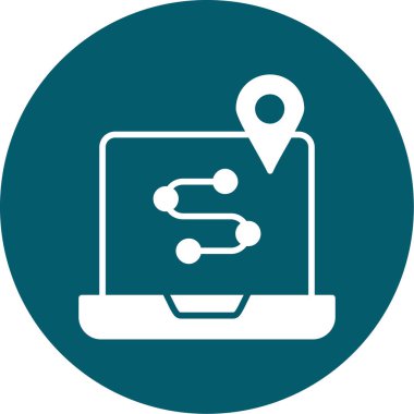 konum simgesi. konum simgesi. vektör illüstrasyonu