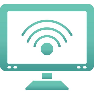 dizüstü bilgisayar simgesi, vektör illüstrasyonu