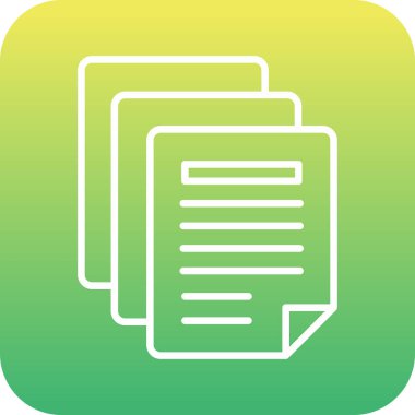 güzel dosya kabartma vektör simgesi